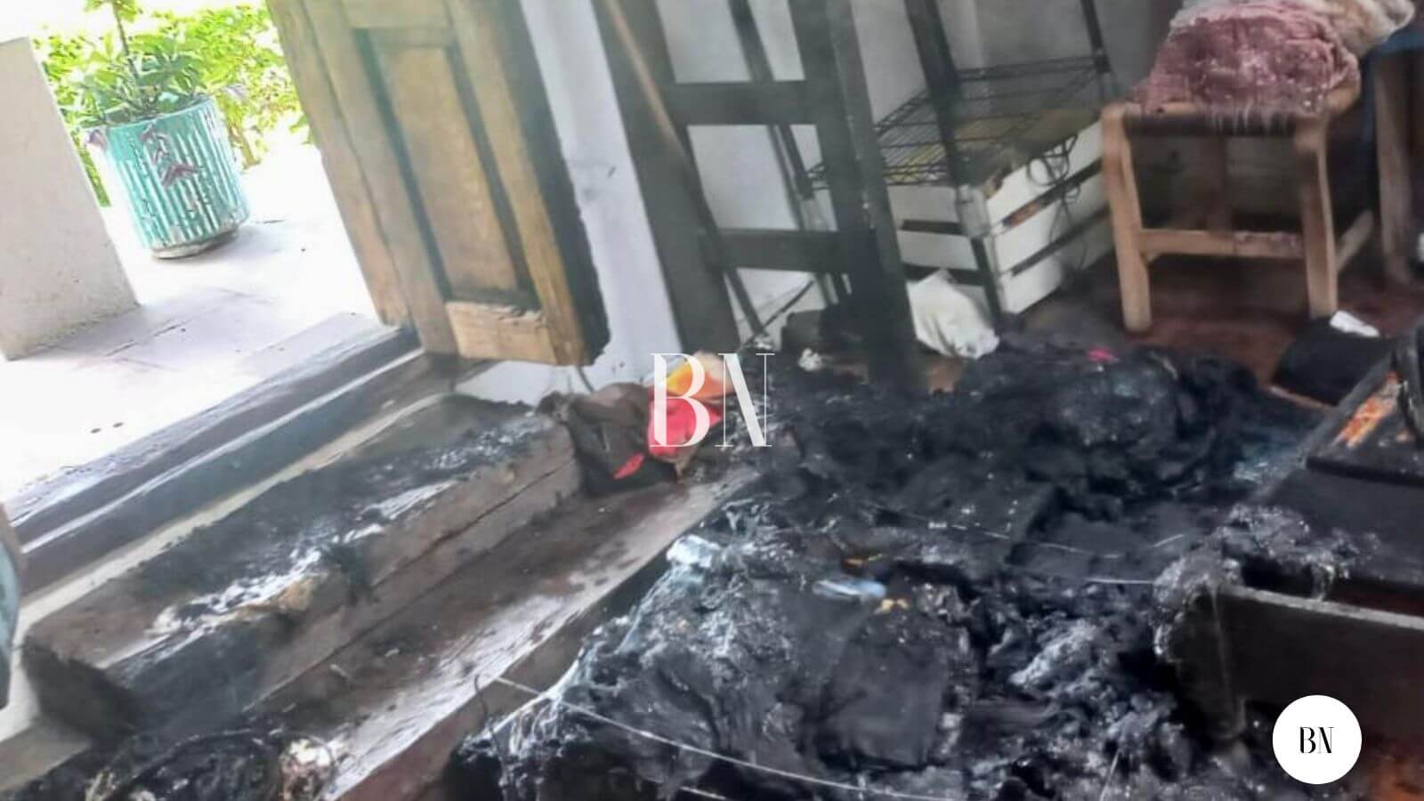 Se incendió una  cabaña en Malinalco